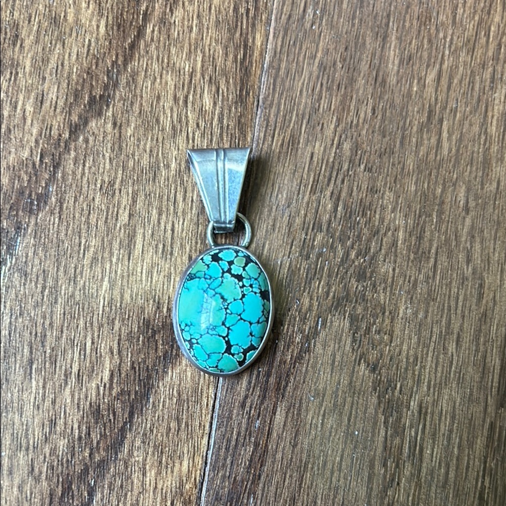Turquoise Silver Pendant